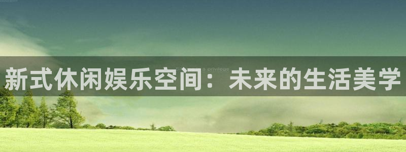 永信贵宾会官网：新式休闲娱乐空间：未来的生活美学
