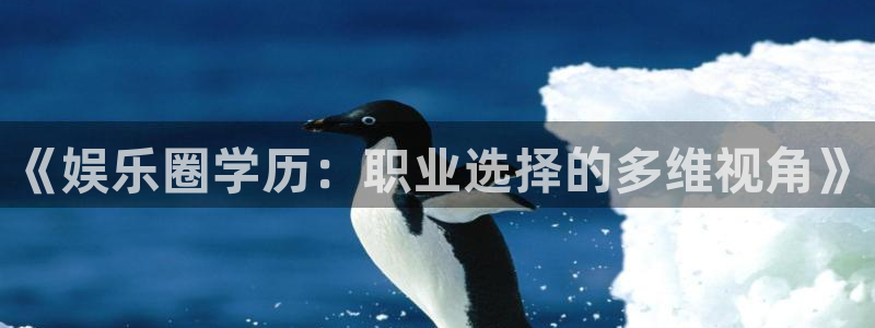 永信贵宾会大厅：《娱乐圈学历：职业选择的多维视角》